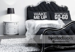 Wake Me Up Pillow Case Set Custom Printed Wham Design - thumbnail 4