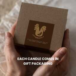 Brown Beeswax Pine Cone Candle, Christmas Home Table Decor - thumbnail 3