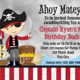 Pirate Pillow Case Personalized Boys Or Girls - thumbnail 3