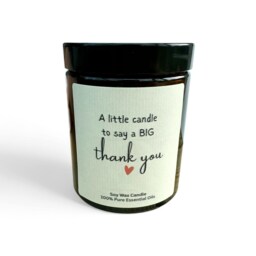 Thank You Candle, Thank You Gift Teacher Friend Mum Colleague Neighbour Grandma, Gift, Leaving Candle Looking After - thumbnail 3