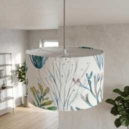 Lampshade Coral Reef Kelpie, Table, Ceiling Pendant Lampshade, Various Sizes, Handmade in UK - thumbnail 3