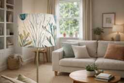 Lampshade Coral Reef Kelpie, Table, Ceiling Pendant Lampshade, Various Sizes, Handmade in UK