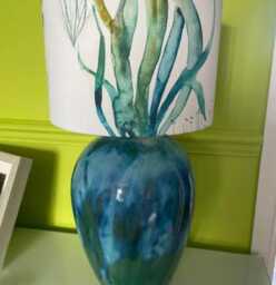 Lampshade Coral Reef Kelpie, Table, Ceiling Pendant Lampshade, Various Sizes, Handmade in UK - thumbnail 2