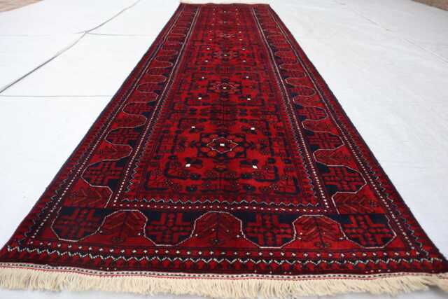 2'8x8'10 Afghan Biljeck Brand New Runner Rug, Handmade Turkmen Color Livingroom Rug, Stair Office - image 1