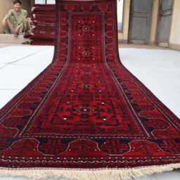 2'8x8'10 Afghan Biljeck Brand New Runner Rug, Handmade Turkmen Color Livingroom Rug, Stair Office - thumbnail 4