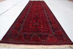 2'8x8'10 Afghan Biljeck Brand New Runner Rug, Handmade Turkmen Color Livingroom Rug, Stair Office - thumbnail 1