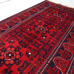 2'8x8'10 Afghan Biljeck Brand New Runner Rug, Handmade Turkmen Color Livingroom Rug, Stair Office - thumbnail 3