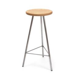 Set Rustic Breakfast Bar & 2 Stools - Worktop Kitchen Table - thumbnail 4