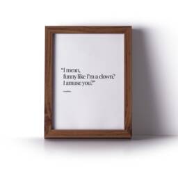 Goodfellas Movie Quote Print, Black & White Wall Art - thumbnail 2