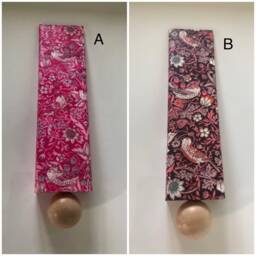 William Morris Strawberry Thief Door Stop Wedge Recycled Hardwood, 12 Colours - thumbnail 3