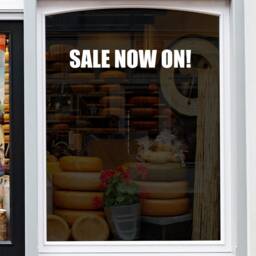 Sale Shop Window Sticker Retail Store Front Display Vinyl Decal - thumbnail 2