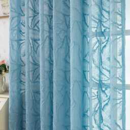 4 Colours Palm Leaf Custom Curtains For Bedroom Living Room - thumbnail 4