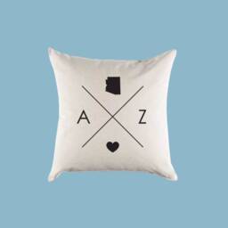 Arizona Az Home State Canvas Pillow Or Cover - thumbnail 2