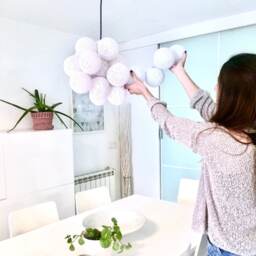 Handmade Pendant Lamp, Nordic Lighting, Nursery Light, Kids Lighting, Pendant Lights - Molekular - thumbnail 3