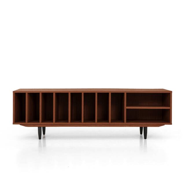 Mid-Century Sideboard, Dresser, Commode, Credenza Made Of Oak Vaneer - Teak Colour Livlo T-S09 - image 1