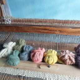 Handmade Wool Rug Scandinavian Nursery Decor, Hutsul Design - thumbnail 2