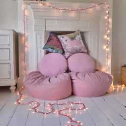 Indoor Or Outdoor Pink Pin String Lights - thumbnail 4