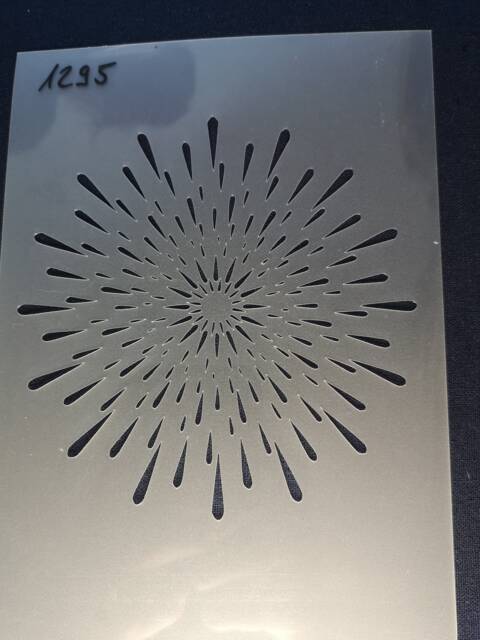 Sunburst Stencil, Flexible, Reusable, 125Micron, Wall Decor, Home Decor, Furniture Painting, Card Making, Craft Stencil From Bitofeverythingbyb