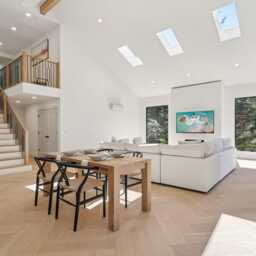 Parsons Dining Tabe - Solid White Oak Table Customizable - thumbnail 3