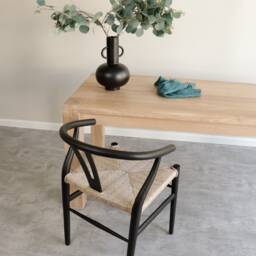 Parsons Dining Tabe - Solid White Oak Table Customizable - thumbnail 2