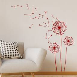 Sale Dandelion Wall Decal, Living Room Sticker - thumbnail 2