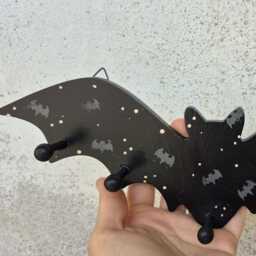Bat Wall Hook, Gothic & Witchy Decor, Key & Jewelry Holder - thumbnail 4