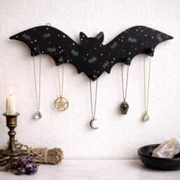 Bat Wall Hook, Gothic & Witchy Decor, Key & Jewelry Holder