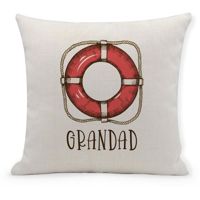 Lifebuoy Cushion Cover, Seaside Gift, Home Decor, Sailor, Sailing Gift - image 1