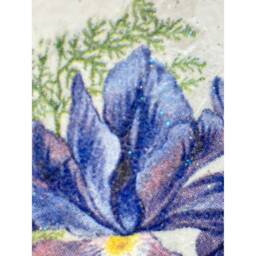 Iris Vase, Vases For Flowers, Glass Bouquet Pretty Vases, Floral Vase Mum, Gifts, Home Decor, Gift - thumbnail 3