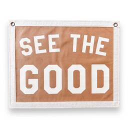 See The Good Felt Pennant Banner - Vintage Style Wall Decor - thumbnail 2