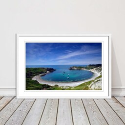 Lulworth Cove Framed Print Jurassic Coast Seascape - thumbnail 1
