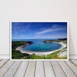 Lulworth Cove Framed Print Jurassic Coast Seascape - thumbnail 2