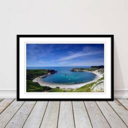 Lulworth Cove Framed Print Jurassic Coast Seascape - thumbnail 3