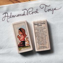 Sr Lucia Santos Of Fatima Patron Saint Block With Gift Bag // Seer Catholic Toys By Almondrod