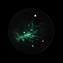 Aquarius Constellation Clock Glow in The Dark Celestial Astrology Art Decor - thumbnail 2