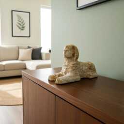Egyptian Sphinx Statue Art Giza Pharaoh 16105 - thumbnail 3
