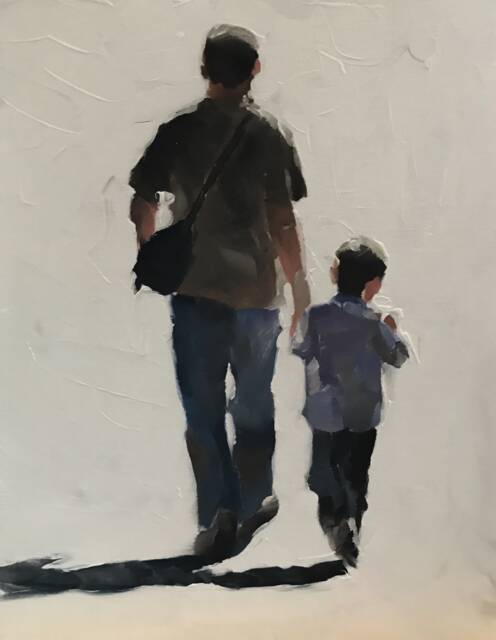 Family Painting, Wall Art, Canvas Print, Fine Art - From Original Oil Painting By James Coates - image 1