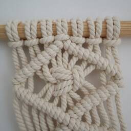 Macrame Wall Hanging Boho Hippie Home Decor - thumbnail 4
