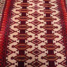 Collectors Piece Small Runner Rug 2'8x5'11 Ft Afghan Baluchi Handmade Wool Antique Baluch Runner, Decorative Livingroom, Stair - thumbnail 3