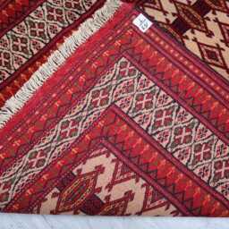 Collectors Piece Small Runner Rug 2'8x5'11 Ft Afghan Baluchi Handmade Wool Antique Baluch Runner, Decorative Livingroom, Stair - thumbnail 4