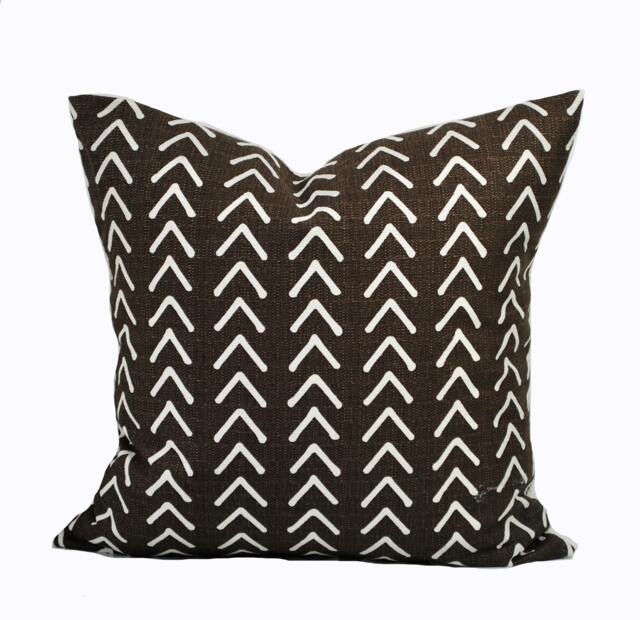 One Quality Premier Pillow Cover, Chocolate Brown Pillow, Bohemian Cushion, Decorative Throw Accent Case - image 1