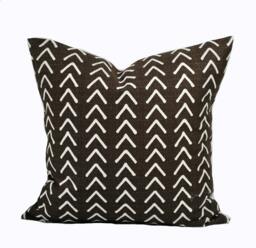 One Quality Premier Pillow Cover, Chocolate Brown Pillow, Bohemian Cushion, Decorative Throw Accent Case - thumbnail 1