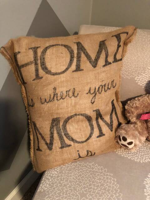 Burlap Decorative Throw Pillow
