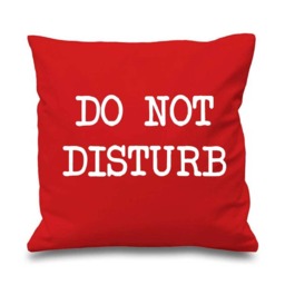 Do Not Disturb Cushion Cover Bedding Teenager Present Gift - thumbnail 1