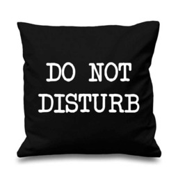 Do Not Disturb Cushion Cover Bedding Teenager Present Gift - thumbnail 2