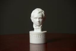 Marble Bust Of Schubert Carved Greek Marble Statue Figurine Artist Sculpture - thumbnail 1