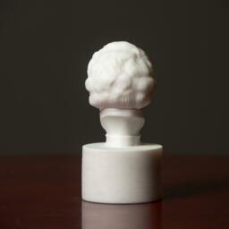 Marble Bust Of Schubert Carved Greek Marble Statue Figurine Artist Sculpture - thumbnail 3