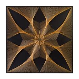 Wall Art String Christmas Star On A White Canvas Ofice Decor D??cor Mandala Zen Design Yoga Studio - thumbnail 2