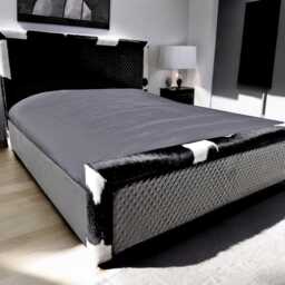 Handmade - Stunning Genuine Cowhide & Diamond Stitched Leather Super King Luxury Bed Frame - thumbnail 3