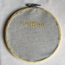 Avocado Toast With Egg Embroidery Hoop Art, Breakfast Wall Hanging Decor, Embroidered Food Art Kitchen - thumbnail 3